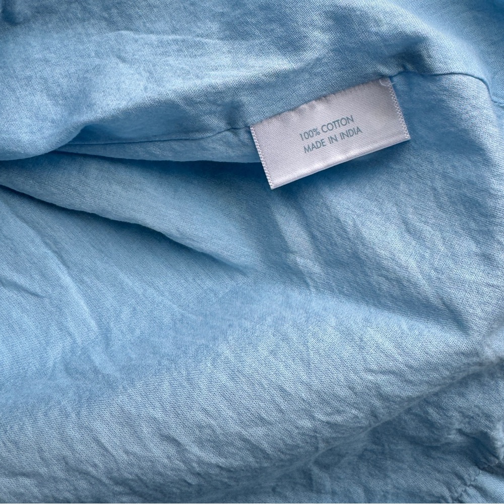 LAKE Blue Cotton Dress - Picture 4 of 6